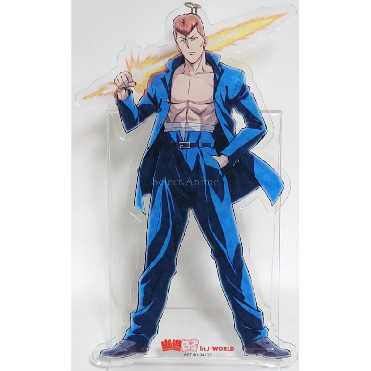 Yu Yu Hakusho Kazuma Kuwabara Acrylic Keychain Large J-World Tokyo Limited Keychains [USED]