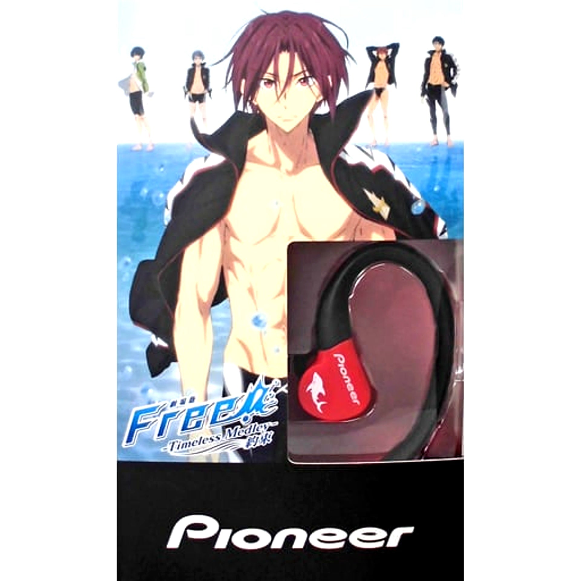 Rin Matsuoka Free! Timeless Medley Bonds Movie Earphones SE-E3 Model [USED]