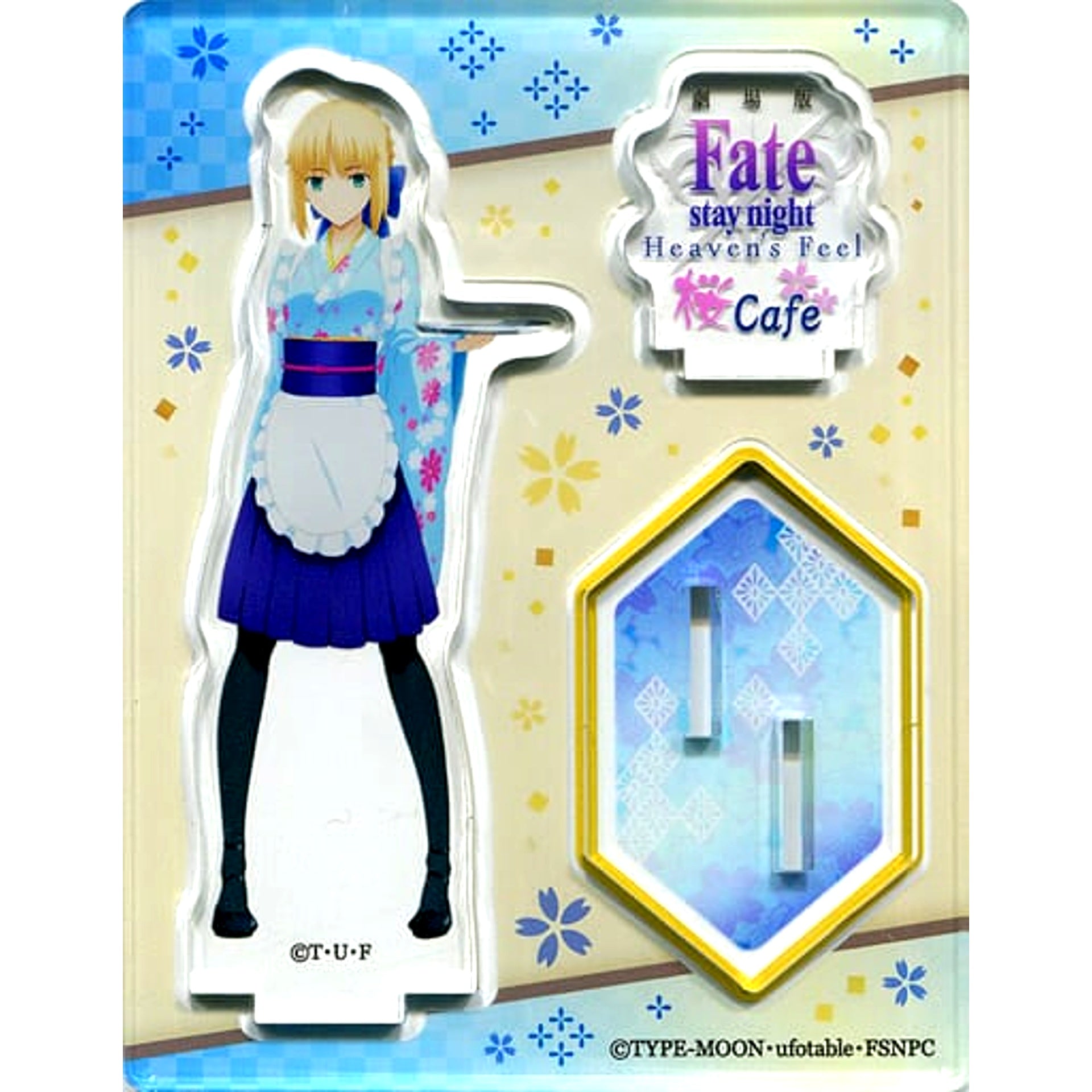 Saber Fate/stay night [Heaven's Feel] Sakura Cafe Acrylic Stand [USED]