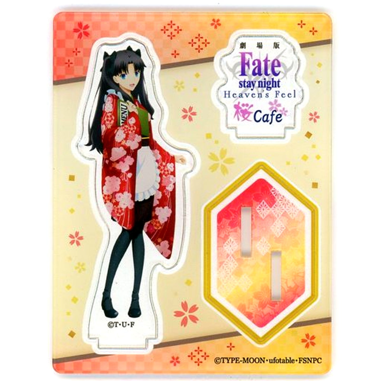 Rin Tohsaka Acrylic Stand Fate/stay night Movie Heaven's Feel Sakura cafe [USED]