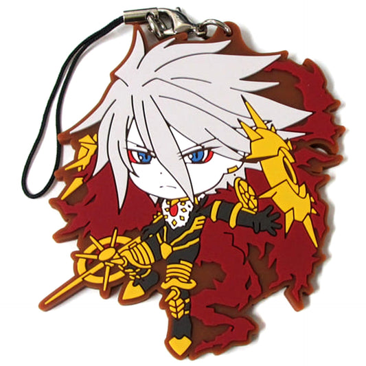 Fate/Apocrypha Lancer of Red Red Faction Ver. Ichiban Kuji Rubber Charm Kyunchara Illustrations Prize F Keychains [USED]