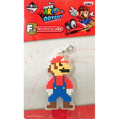 Super Mario Odyssey Mario Normal Ichiban Kuji Rubber Charm Prize F [USED]
