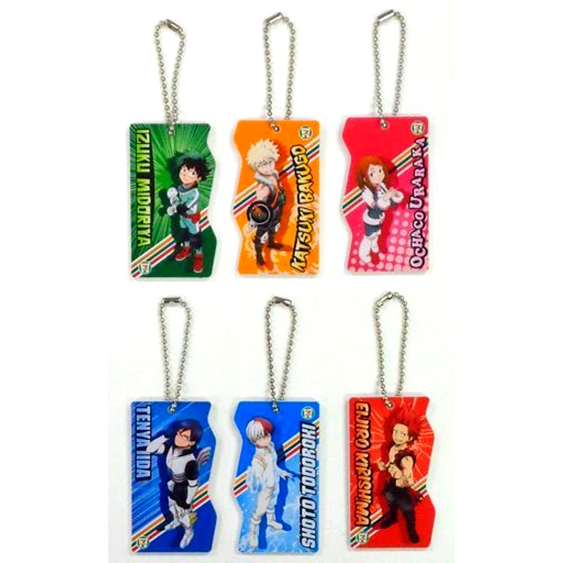 Set of 6 My Hero Academia x 7-Eleven Collaboration Campaign Goods [USED]