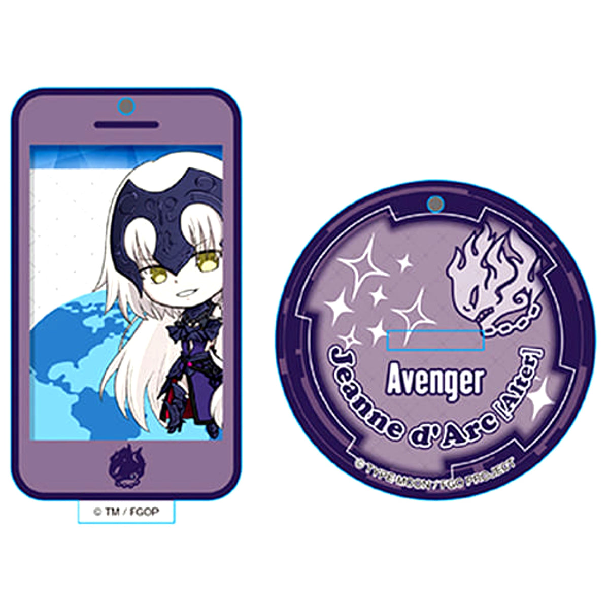 Fate/Grand Order Jeanne d'Arc Alter Rukore Standing Acrylic Keychain Avenger [USED]