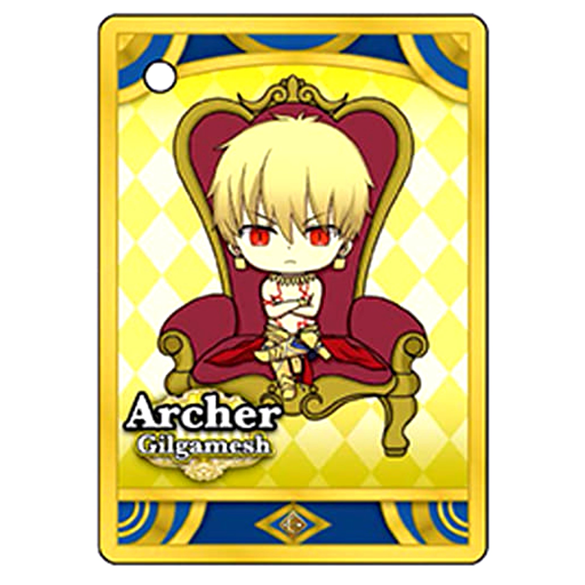Fate/Grand Order Gilgamesh Rukkore Card Keyholder [USED]