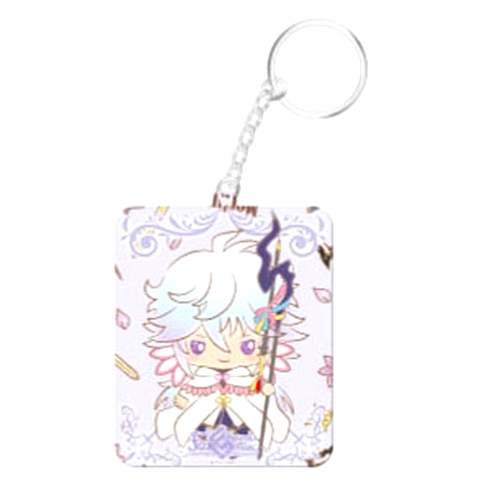 Fate/Grand Order Merlin Caster Design produced by Sanrio Wood Keychain Fate/Grand Order x Sanrio [USED]