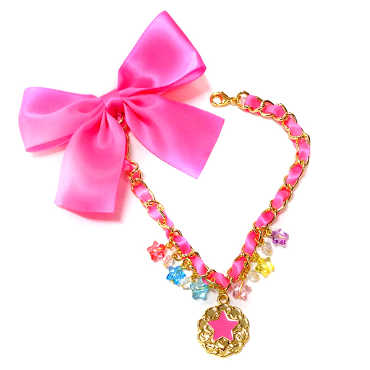 Star Pattern Bag Charm Movie Kirakira PreCure a la Mode Paritto! Theater Goods [USED]