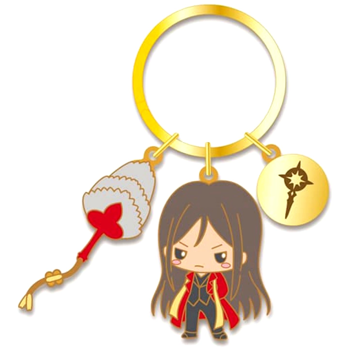 Fate/Grand Order Zhuge Liang Lord El-Melloi II Caster Design produced by Sanrio Metal Keyring Fate/Grand Order x Sanrio [USED]