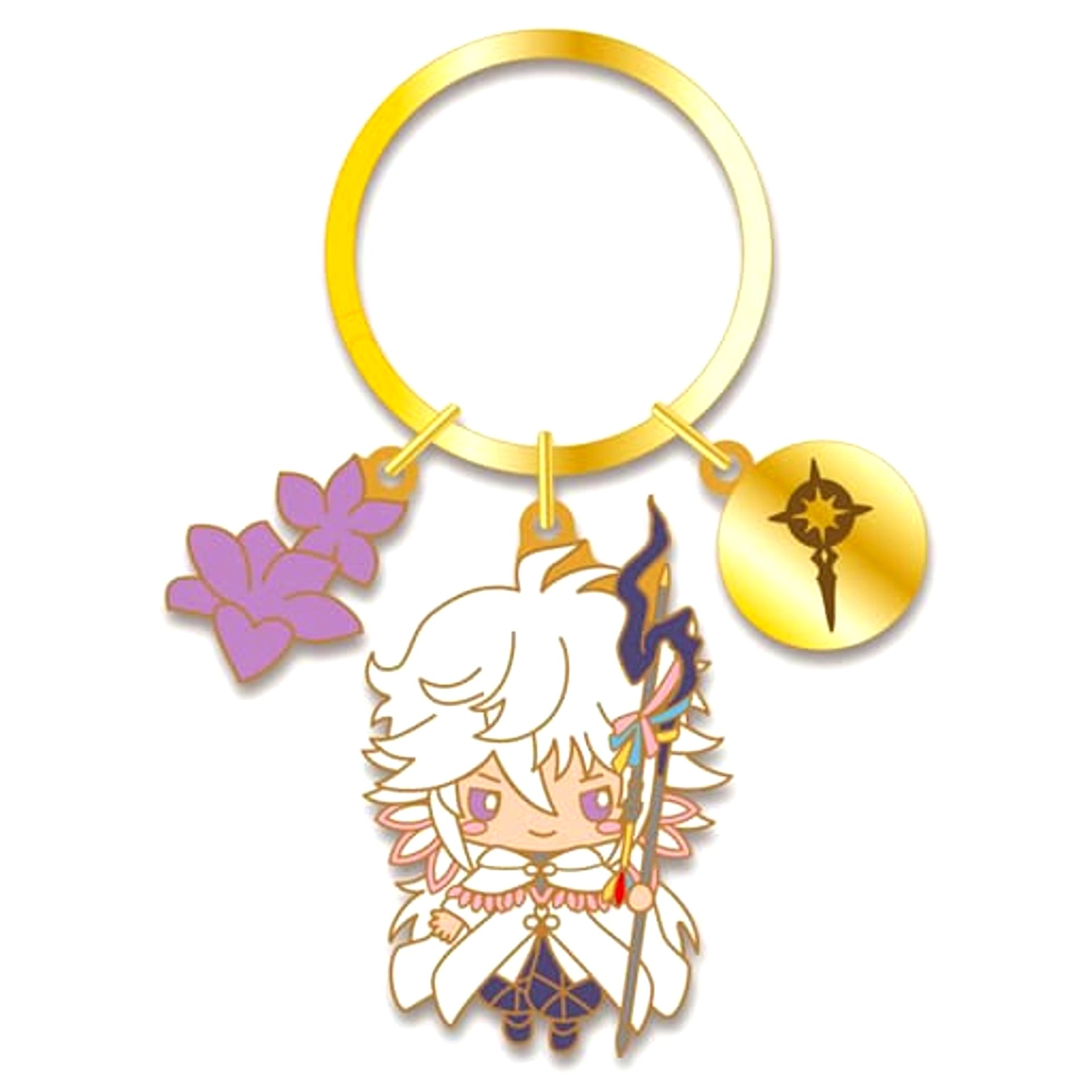 Fate/Grand Order Merlin Design produced by Sanrio Metal Keyring Caster [USED]