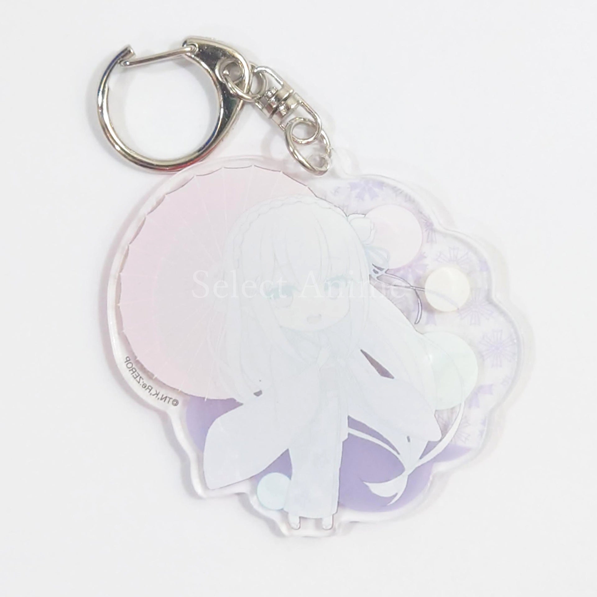 Re:ZERO -Starting Life in Another World- Emilia Tea Party of the Heroines Trading SD Acrylic Keychain Keychains [USED]