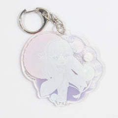 Re:ZERO -Starting Life in Another World- Emilia Tea Party of the Heroines Trading SD Acrylic Keychain Keychains [USED]