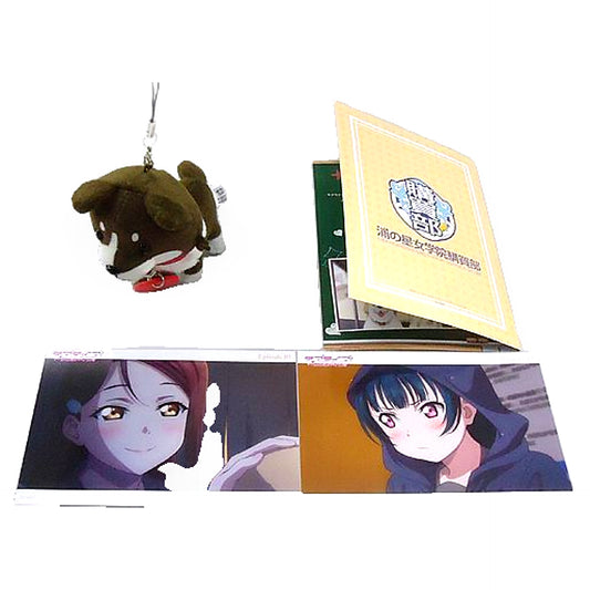 Anko Love Live! Sunshine!! Tenori Plush Strap Official Memorial Item #5 Uranohoshi Girls' High School Purchasing Department Limited Key Ring [USED]