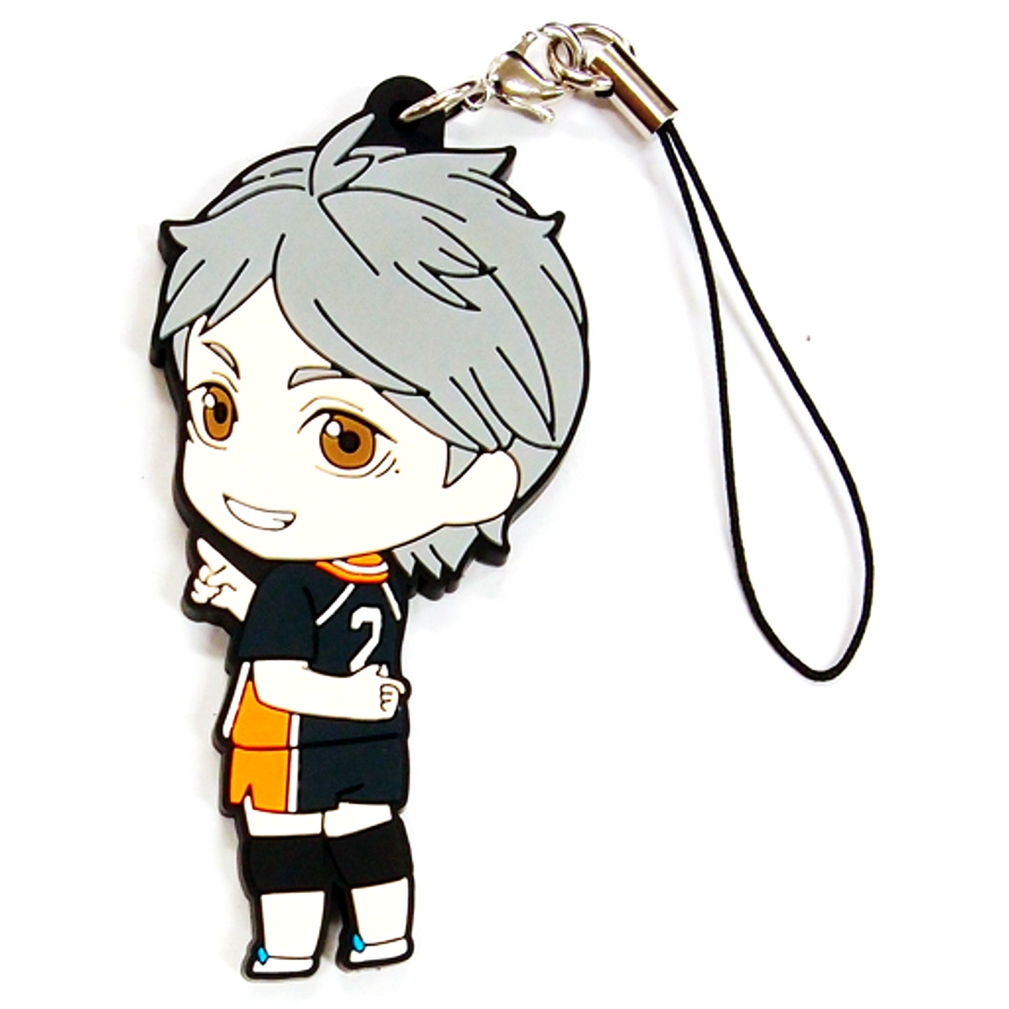 Koshi Sugawara Indomitable Setter Ver. Haikyu!! Karasuno High School VS Shiratorizawa Academy Nendoroid Koshi Sugawara GOODSMILE ONLINE SHOP Bonus Rubber Strap [USED]