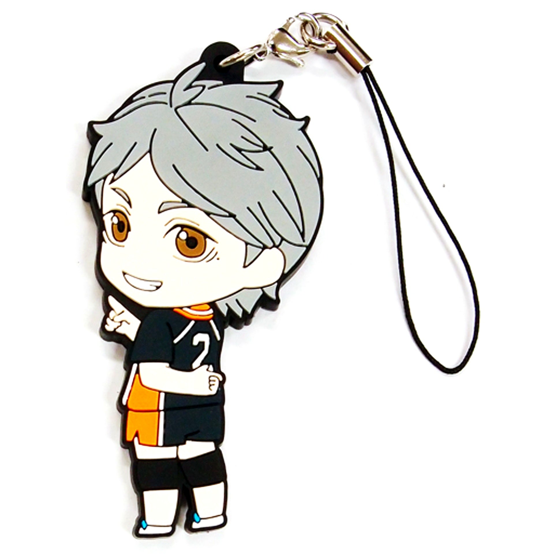 Koshi Sugawara Indomitable Setter Ver. Haikyu!! Karasuno High School VS Shiratorizawa Academy Nendoroid Koshi Sugawara GOODSMILE ONLINE SHOP Bonus Rubber Strap [USED]