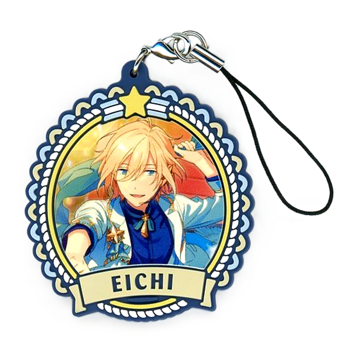 Eichi Tenshouin Ensemble Stars! AGF Memorial Rubber Strap Collection animate Girls Festival 2016 Limited Key Ring [USED]