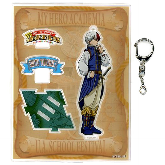 My Hero Academia Shoto Todoroki Acrylic Stand Keychain Special Event My Hero Academia U.A. Cultural Festival Exclusive Keychains [USED]