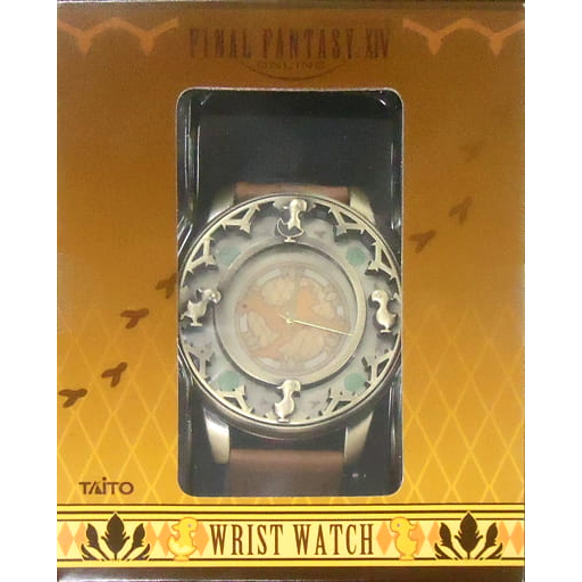 Final Fantasy XIV B Chocobo Yellow Dial Wristwatch [USED]
