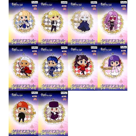 Set of 10 Fate/stay night Heaven's Feel The Movie Clear Mascot [USED]
