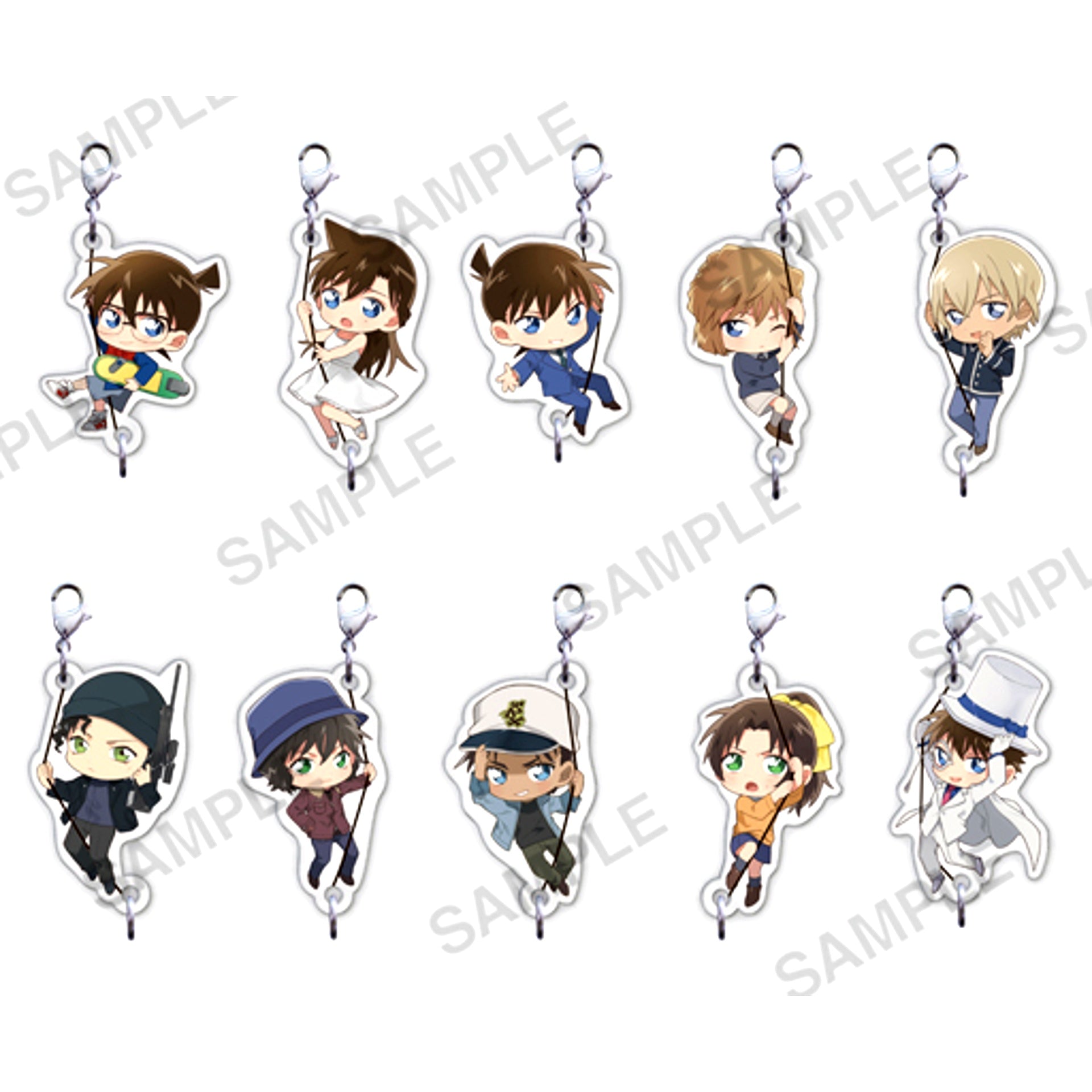 Set of 10 Detective Conan Tsunagatcharm Vol.2 [USED]