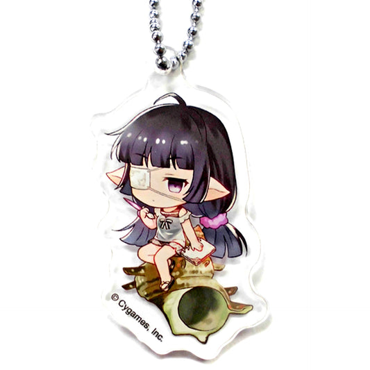 Lunalu Granblue Fantasy Cafe Siero's Beach House Acrylic Keychain A [USED]