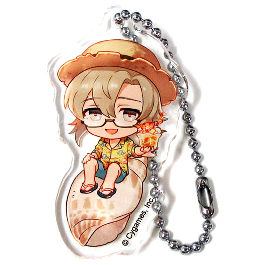 Will Granblue Fantasy Cafe Siero's Beach House Acrylic Keychain A [USED]