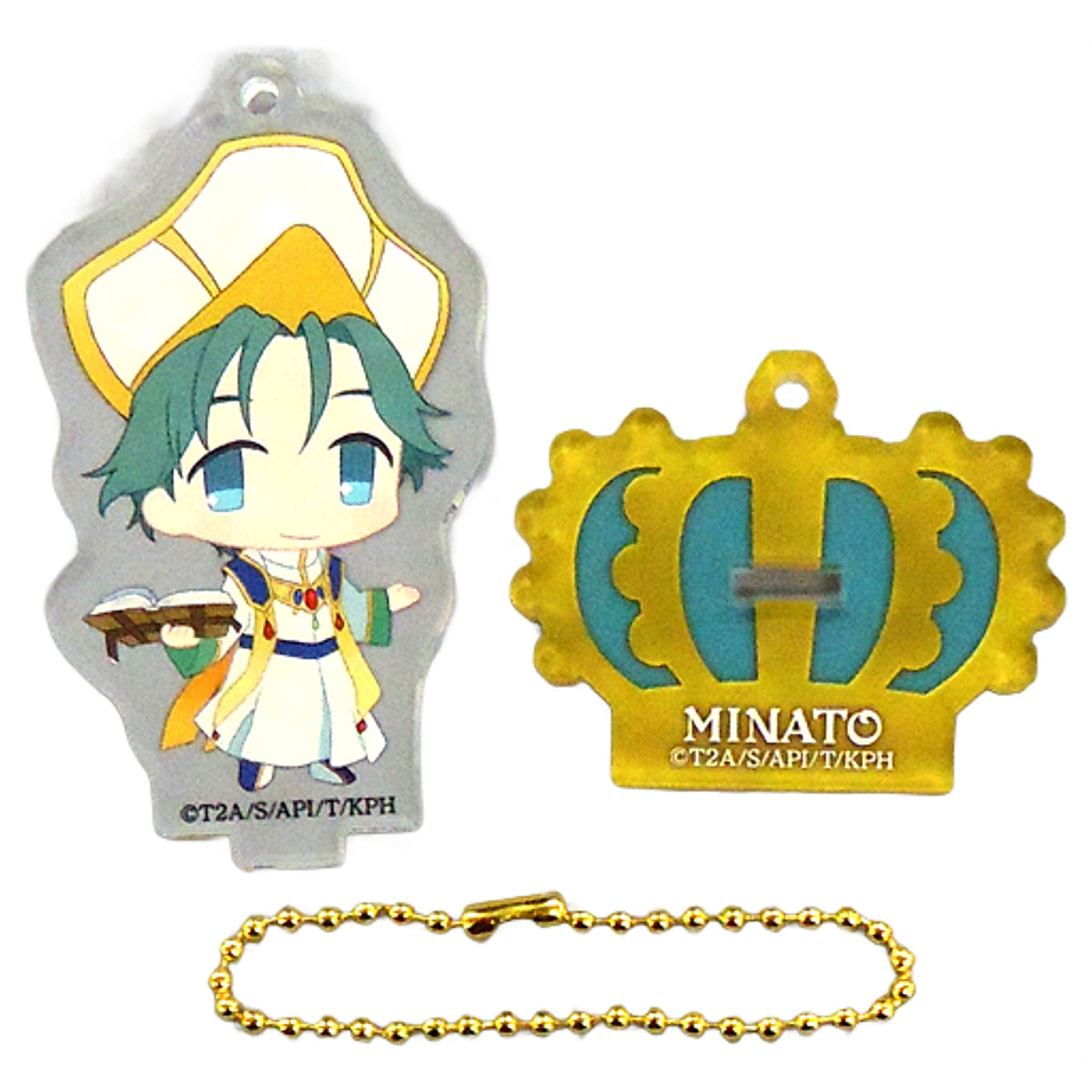 Minato Takahashi King of Prism Prism Kingdom Acrylic Keychain Collection with Stand Chibi Chara Ver. animate Girls Festival 2017 Limited [USED]