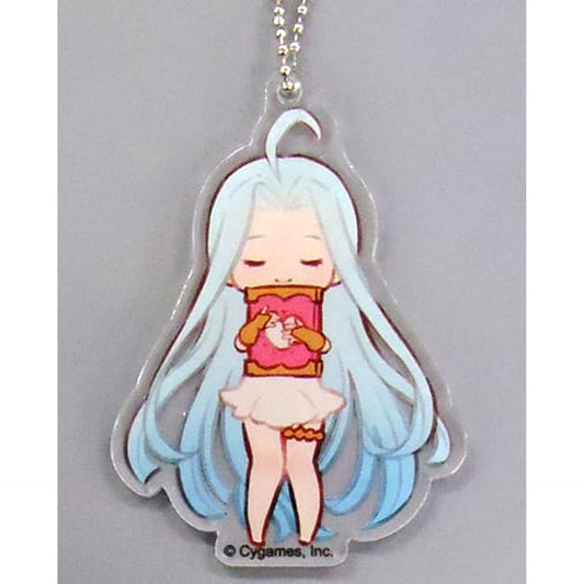 Granblue Fantasy Lyria A Standing Holding Book Acrylic Keychain Granblue Fantasy Exhibition Exclusive Keychains [USED]