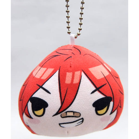 Aizen Kunitoshi Touken Ranbu: Hanamaru Minnano Kuji 2nd Mochi-Puchi Maruko Mascot Two Prize F [USED]