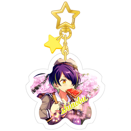 Shinobu Sengoku Ensemble Stars! Star Keychain Collection Spring ver. [USED]