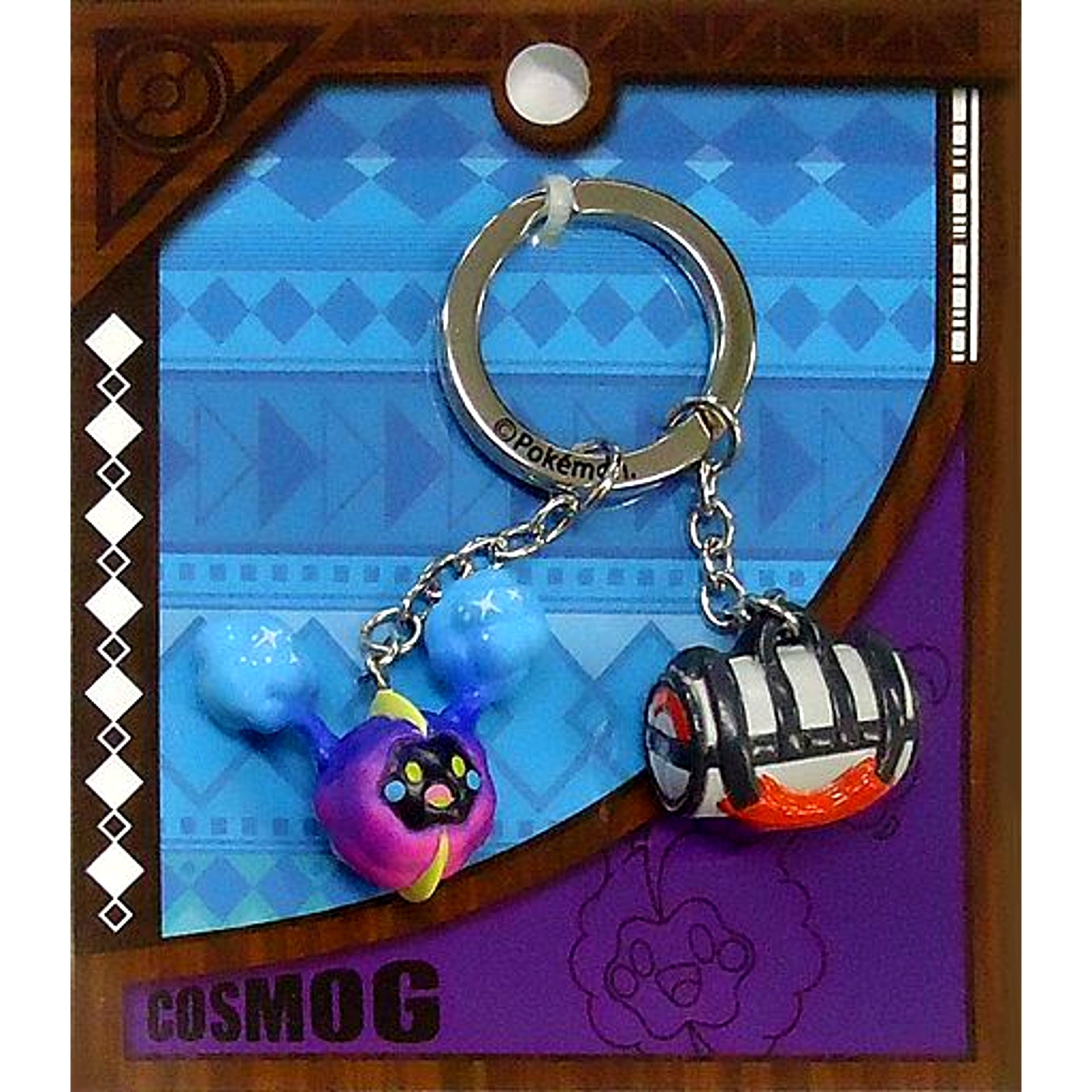 Cosmog & Lillie's Drum Bag Pokemon Keychain Pokemon Center Limited [USED]