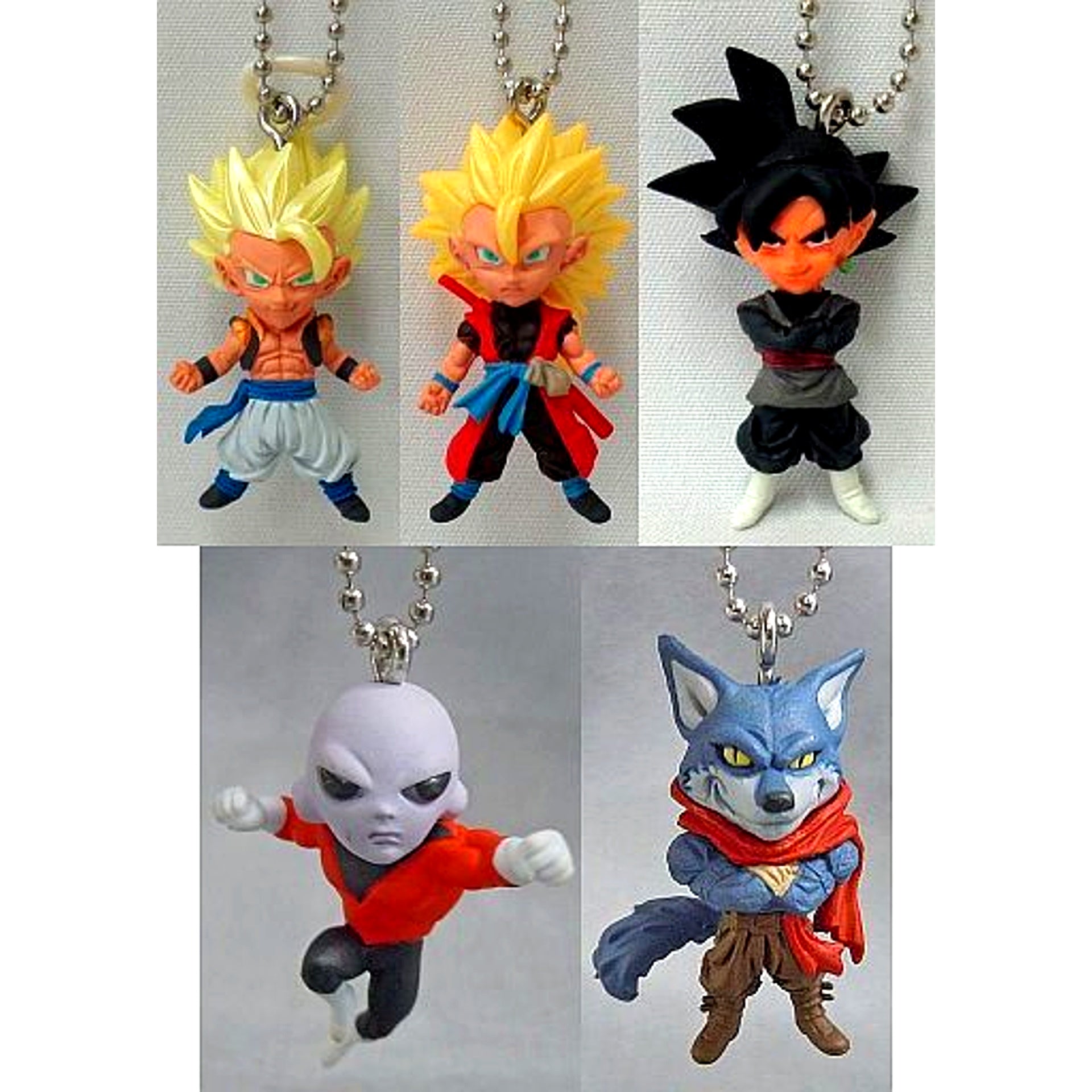 Set of 5 Dragon Ball Super Ultimate Deformed Mascot UDM BURST 26 [USED]