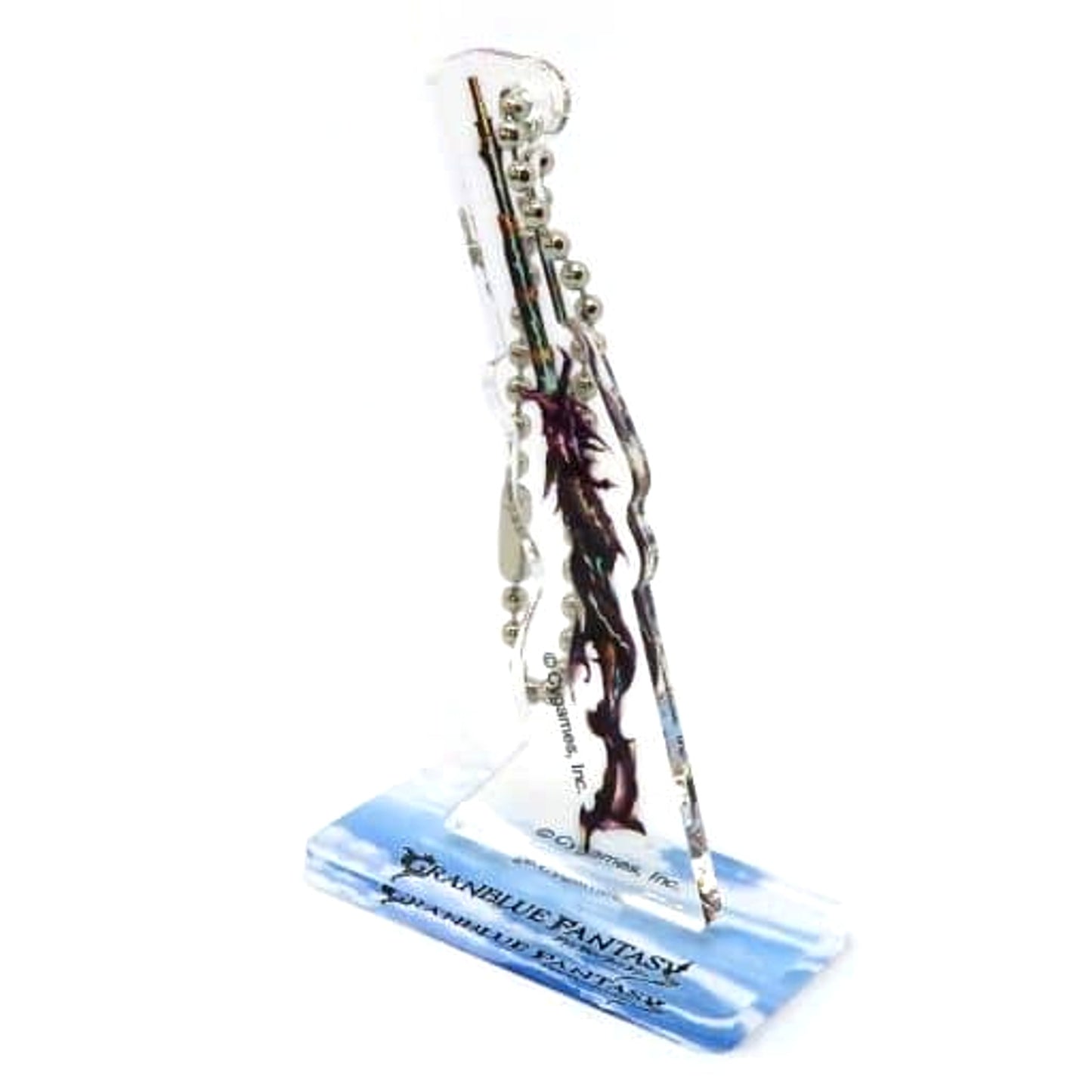 Granblue Fantasy Tiamat Bolt Omega Acrylic Keychain With Stand Weapon Collection Ver.2 Granblue Festival 2017 Limited Keychains [USED]