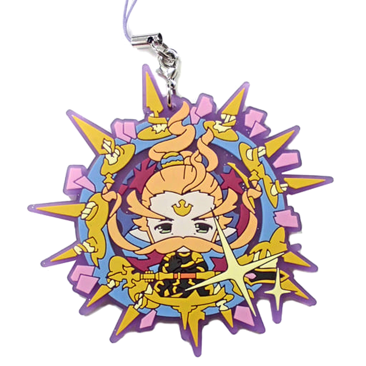 Granblue Fantasy Anre One-Rift Spear Capsule Rubber Mascot Granblue Fes 2017 Limited Keychains [USED]