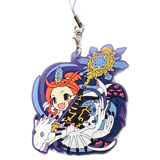 Granblue Fantasy Fif Five-Soul Staff Capsule Rubber Mascot Granblue Fes 2017 Limited Keychains [USED]