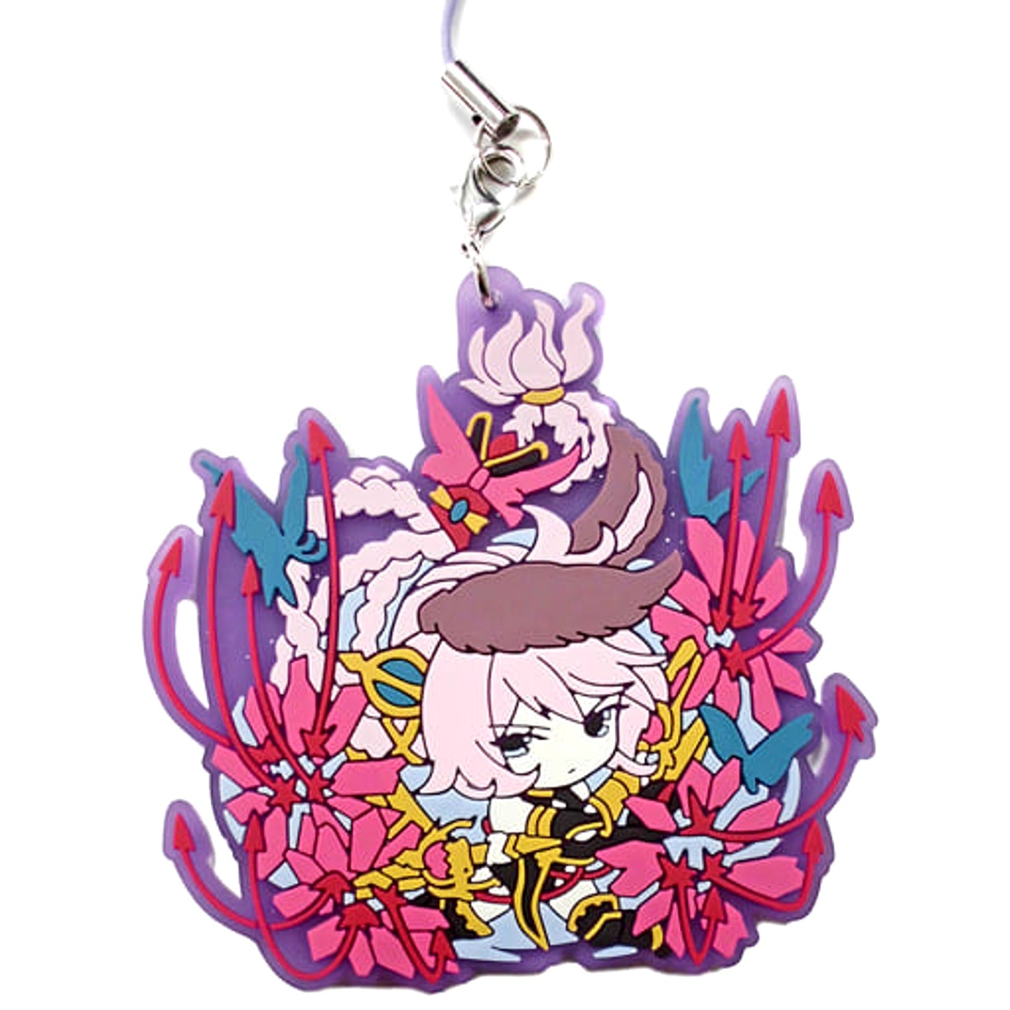 Granblue Fantasy Tien Ten-Wolf Gun Capsule Rubber Mascot Granblue Fes 2017 Limited Keychains [USED]