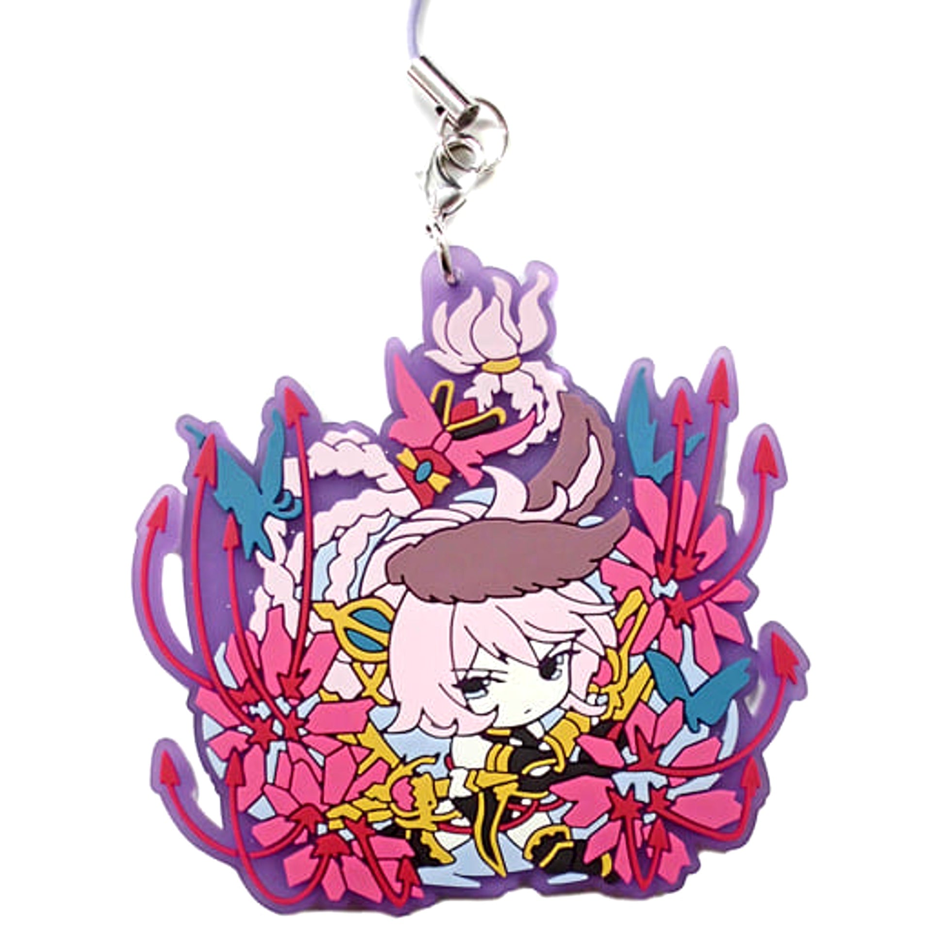 Granblue Fantasy Tien Ten-Wolf Gun Capsule Rubber Mascot Granblue Fes 2017 Limited Keychains [USED]