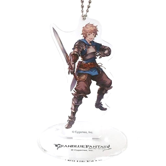 Granblue Fantasy Gran Big Acrylic Keychain with Stand Skin Collection A Granblue Festival 2017 Limited Keychains [USED]