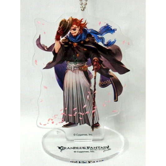 Granblue Fantasy Eugen Roman Adekuro Hakama Big Acrylic Keychain with Stand Skin Collection A Granblue Festival 2017 Limited Keychains [USED]