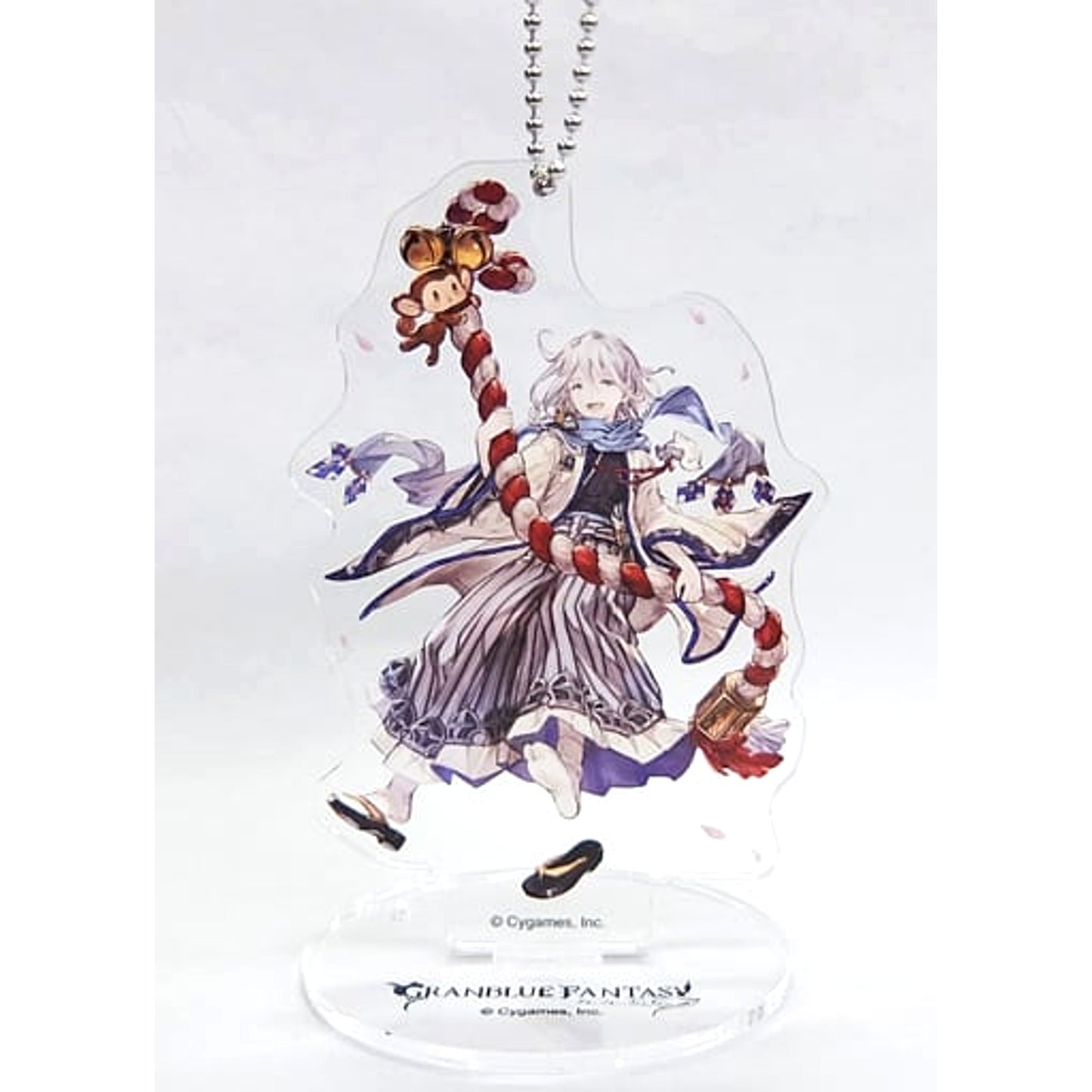 Granblue Fantasy Noa Aofuji-Hakama Big Acrylic Keychain with Stand Skin Collection A Granblue Festival 2017 Limited Keychains [USED]