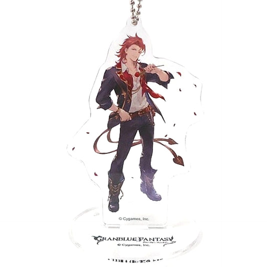 Granblue Fantasy Percival The Dragon Knights Big Acrylic Keychain with Stand Skin Collection A Granblue Festival 2017 Limited Keychains [USED]