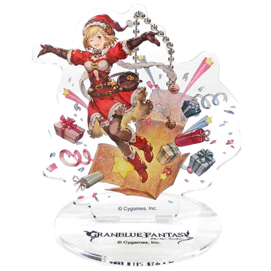 Granblue Fantasy Djeeta Holy Nightgown Big Acrylic Keychain with Stand Skin Collection B Granblue Festival 2017 Limited Keychains [USED]