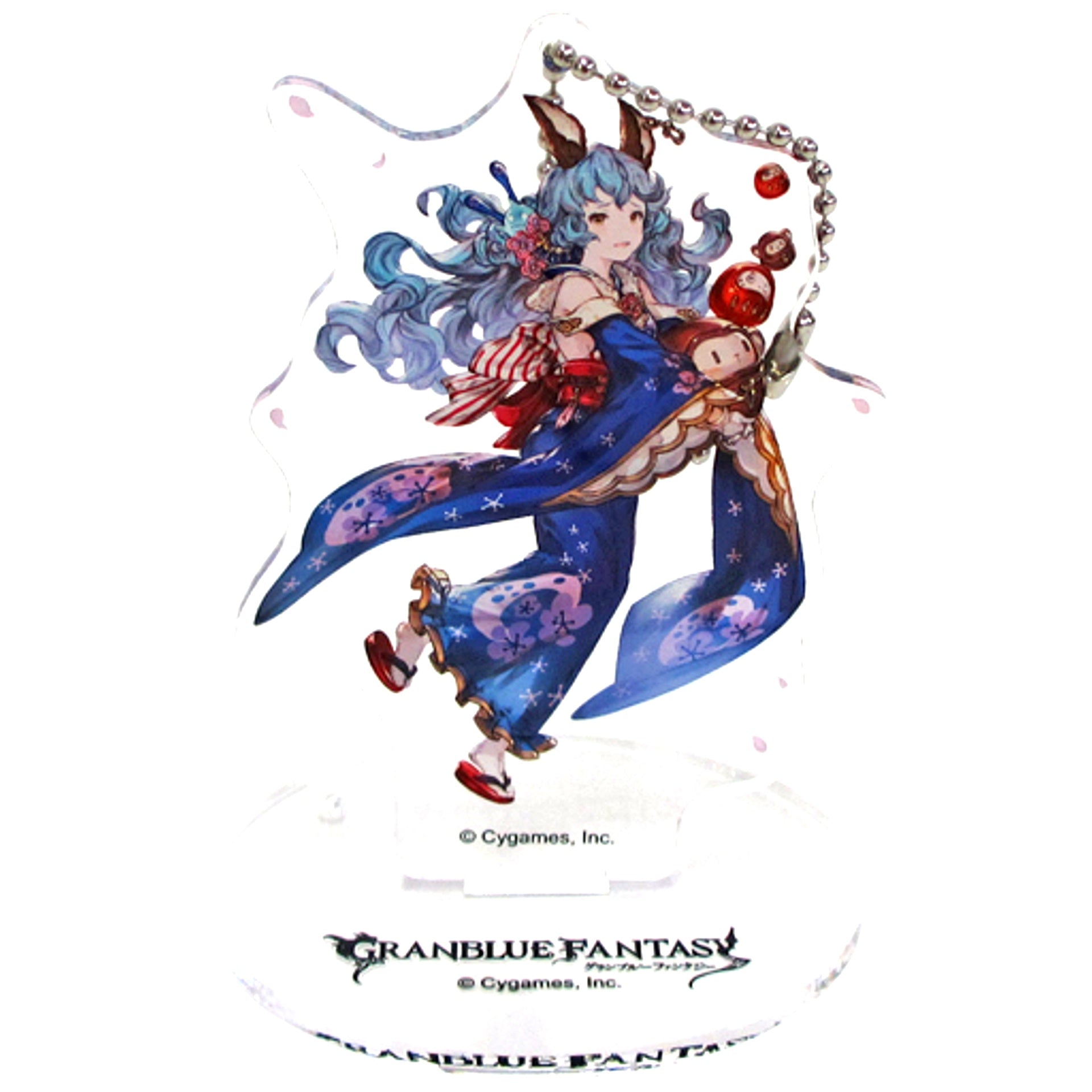Ferry Yuten Gekka Furisode GRANBLUE FANTASY Big Acrylic Keychain with Stand Skin Collection B Granblue Fes 2017 [USED]