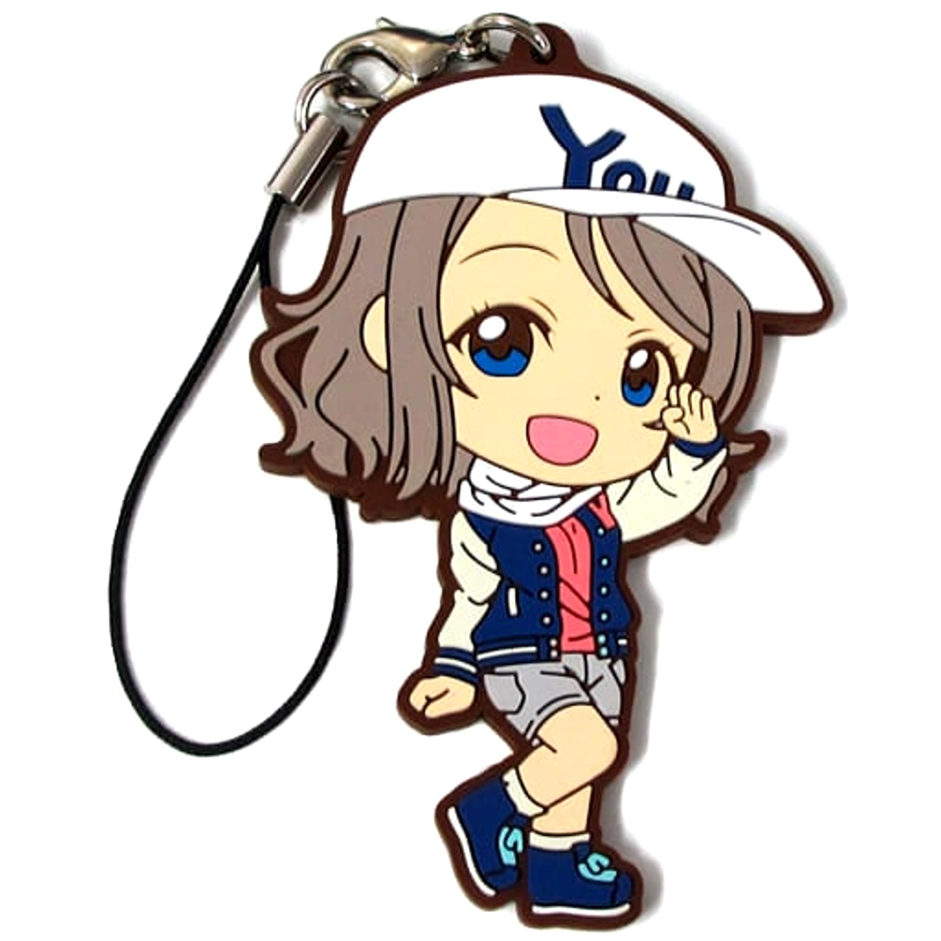 Love Live! Sunshine!! You Watanabe Casual Ver. Ichiban Kuji 4th Rubber Charm Prize O [USED]