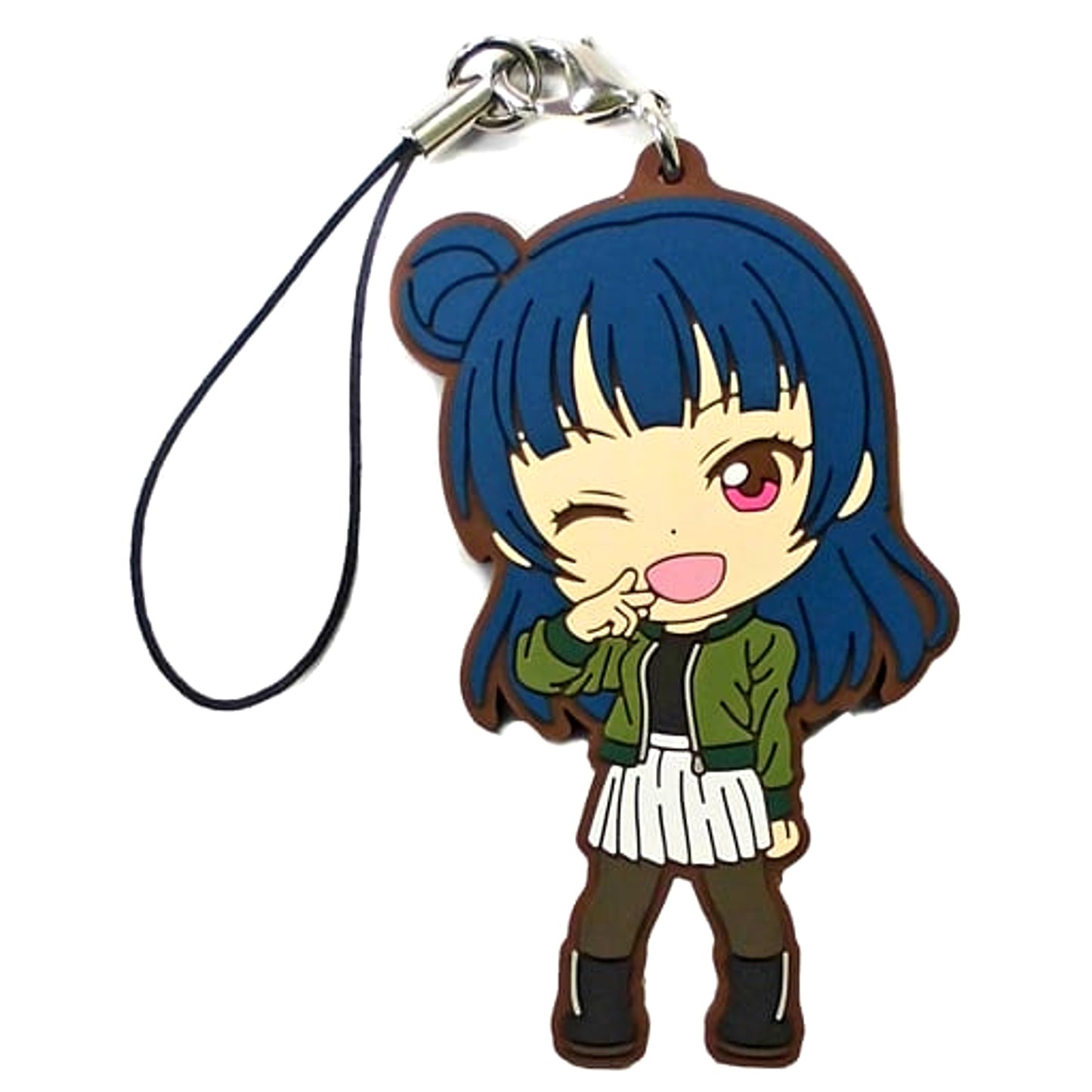 Love Live! Sunshine!! Yoshiko Tsushima Casual Ver. Ichiban Kuji 4th Rubber Charm Prize O [USED]