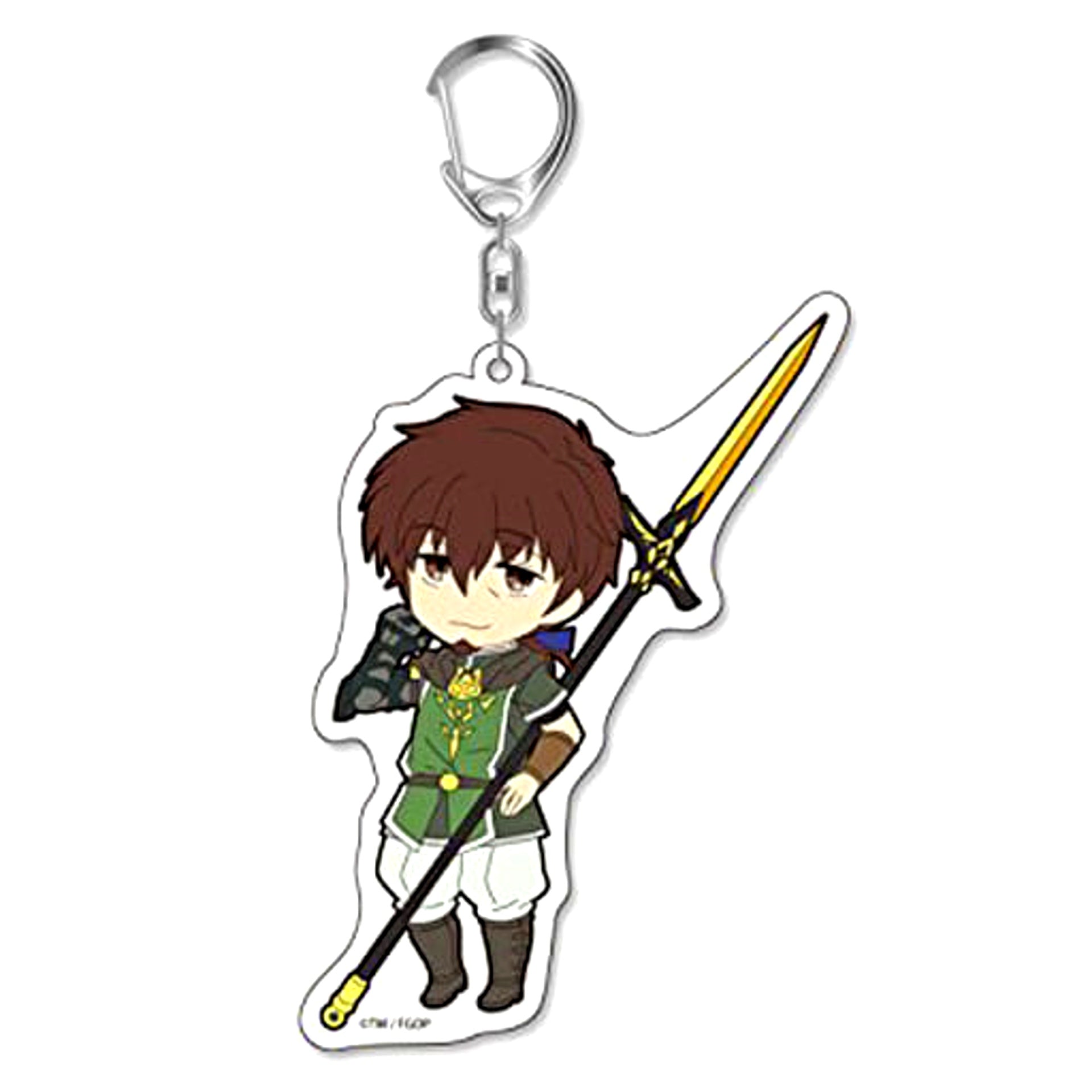 Fate/Grand Order Hector Pikuriru Trading Acrylic Keychain vol.4 Lancer [USED]