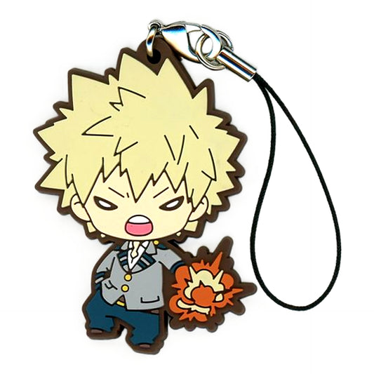 My Hero Academia Katsuki Bakugo Nitotan Uniform Rubber Mascot Jump Festa 2018 Limited Mascot [USED]