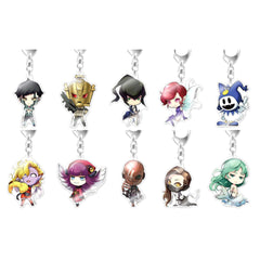 Shin Megami Tensei Hitoshura & Others All 10 Types Set Chara Form Megaten 25th Anniversary Acrylic Keychain Collection Vol.1 Keychains [USED]