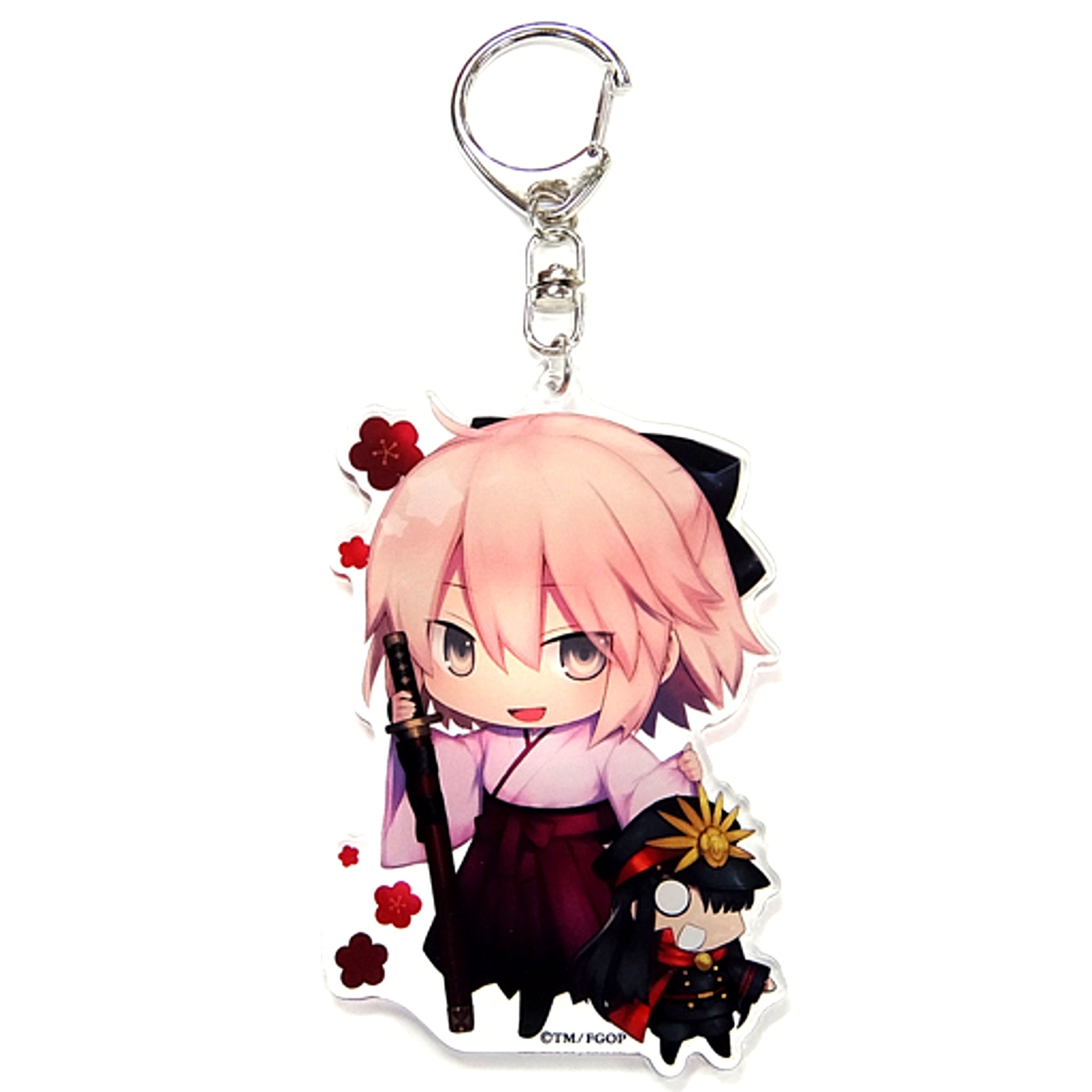 Saber Okita Souji Fate/Grand Order Charatoria Big Acrylic Keychain Comiket 93 [USED]