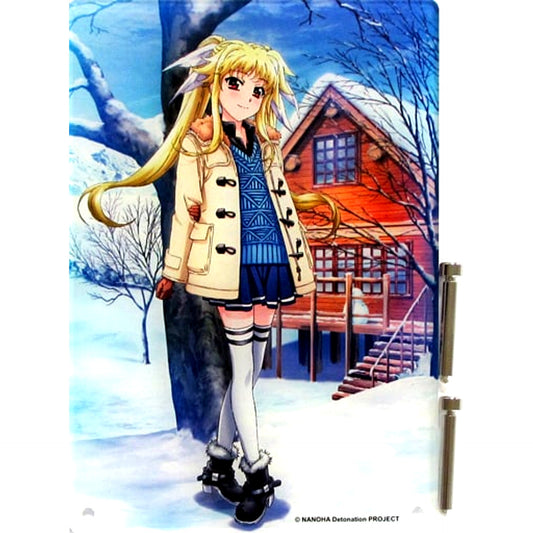 Fate T. Harlaown Acrylic Stand Bundle Bonus for C93 Magical Girl Lyrical Nanoha Detonation Nationwide Special Advance Ticket with 2 Acrylic Stands [USED]