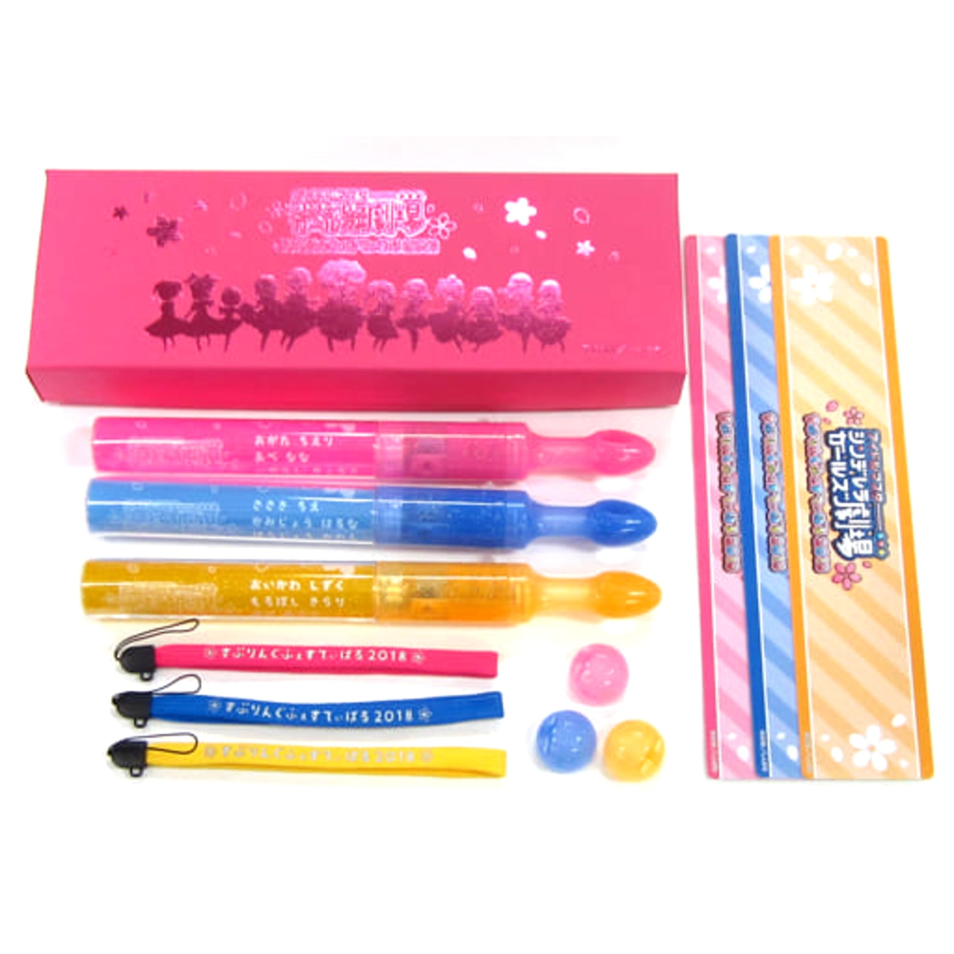 THE IDOLM@STER Cinderella Girls Theater Cute Cool Passion 3 Color Set Official Concert Light Spring Festival 2018 Limited [USED]
